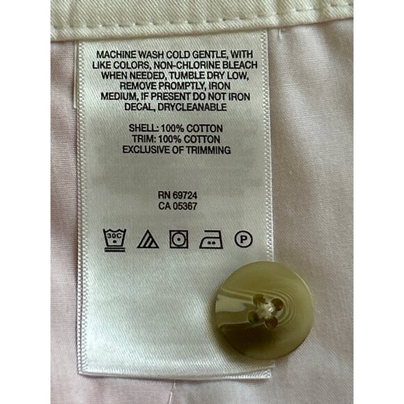 Columbia PFG Womens Pink Cotton Casual Shorts Size 14 With Pockets 4” Inseam - Picture 9 of 9